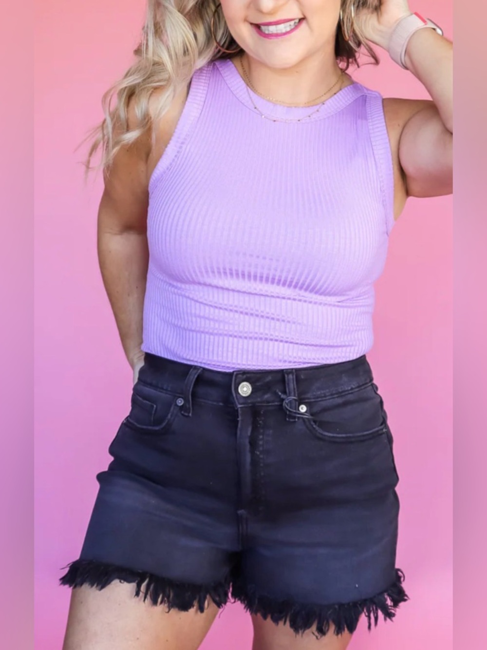 Zenana Ribbed Seamless Tank - New in Packaging